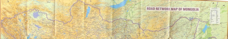 Mapa Mongolia - Mongol Rally - Norte