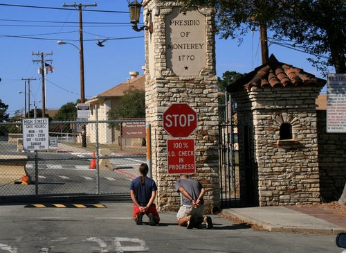 Jeremias Poebe & Fernando Pajares en el Presidio de Monterey, California