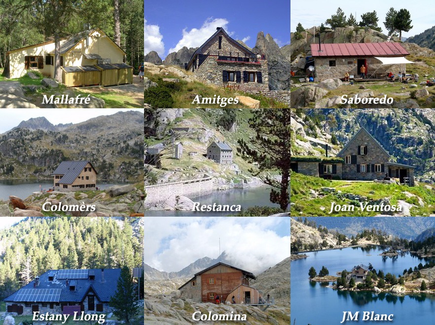 Los 9 Refugios de la traves&iacute;a circular al Parque Nacional de Aig&uuml;estortes