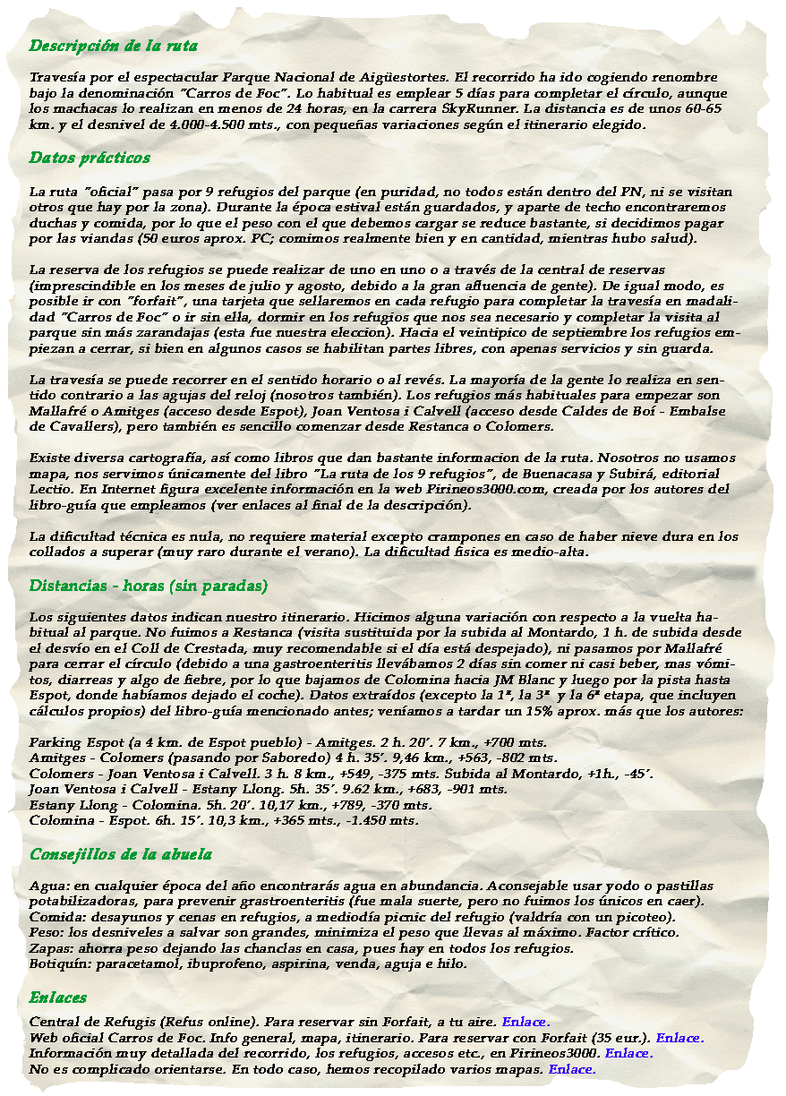 Descripci&oacute;n de la Ruta Circular a la Pedriza - PR-M1 La Pedriza Integral